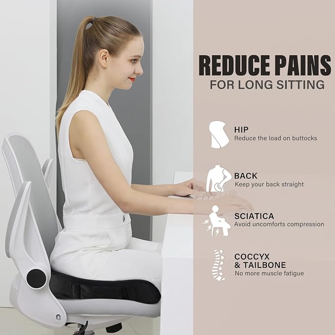 WAOAW Seat Cushion, Office Chair Cushions Butt Pillow - Image 2