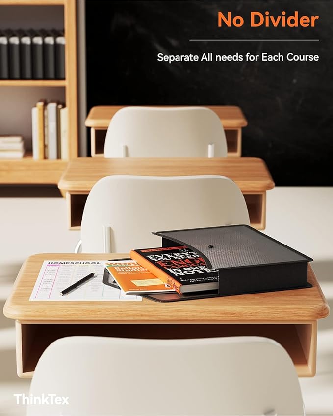 ThinkTex Plastic Expanding File Folder, Transparent envelopes - Image 3