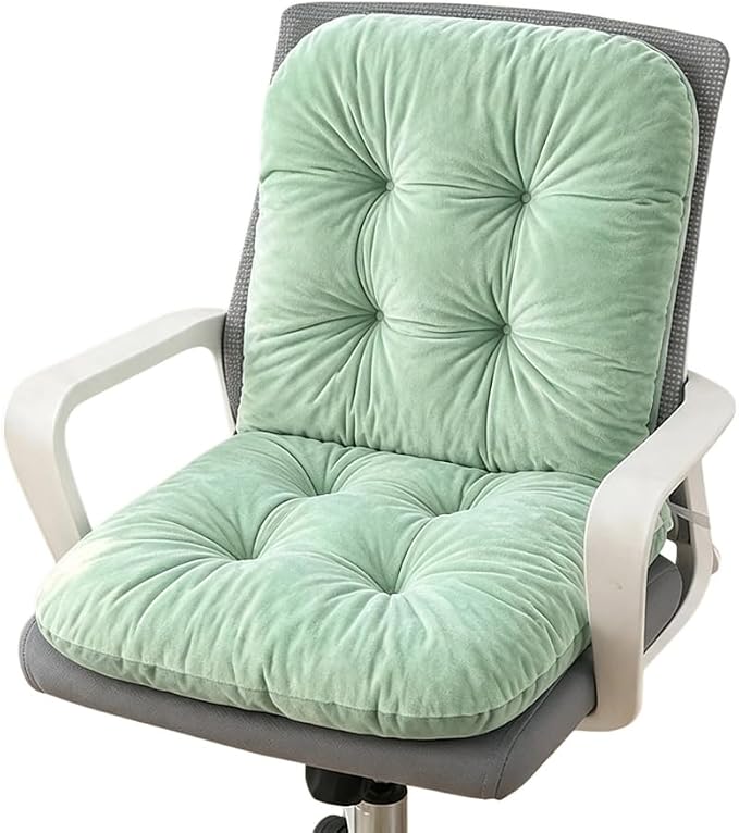 Plush High Back Rocking Chair Cushion Office Chair Cushion Seat Cushion by Gujuja