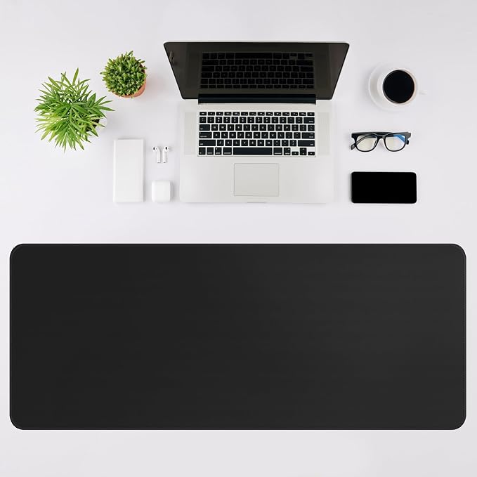 DIGSOM Gaming Mouse Pad Black Keyboard Pad 31.5 x 11.8in | XL Mouse mat - Image 3
