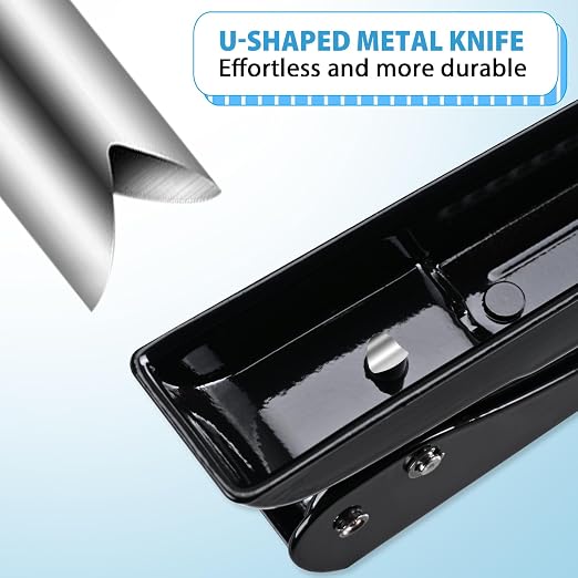 Single Hole Punch, 30 Sheet Capacity, Heavy Duty Paper Hole Puncher, 1/4" Hole - Image 4