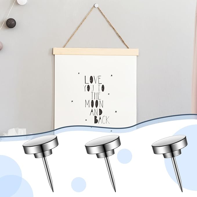 30 Pieces Push Pins, Metal Thumb Tacks - Image 4