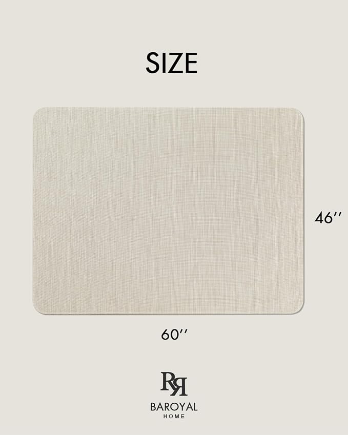 BARoyal Office Chair Mat for Hardwood Floor Under Desk Computer Rolling Chair - Image 6