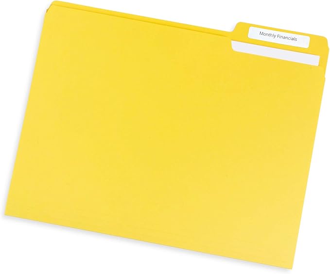 Blue Summit Supplies 100 Warm Tones File Folders, 1/3 Cut Tab, Letter Size - Image 3