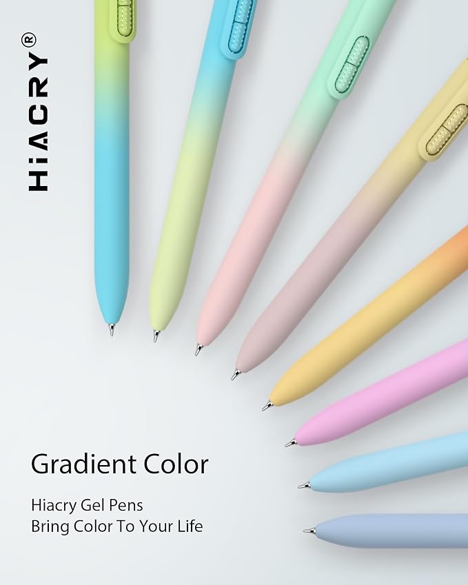 Hiacry 16 Pack Gel Pens, Quick-Dry Black Ink-0.7 MM Fine Point Fidget Pens | - Image 7