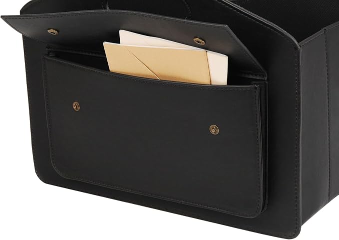 HofferRuffer Magazine Basket Holder, Foldable Magazine Rack, Document File - Image 6