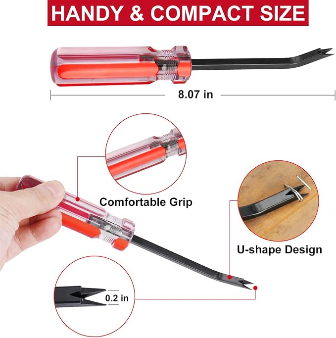 Staple Remover Tool, Tack & Nail Lifter - Image 2