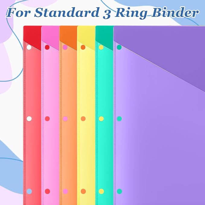 Epakh 12 Pcs Binder Dividers for 3 Rings Binders Index Dividers - Image 5