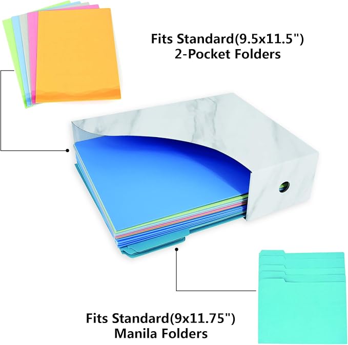 HUAPRINT Magazine Holder Cardboard Magazine File Holder-Folder Holder, Magazine - Image 5
