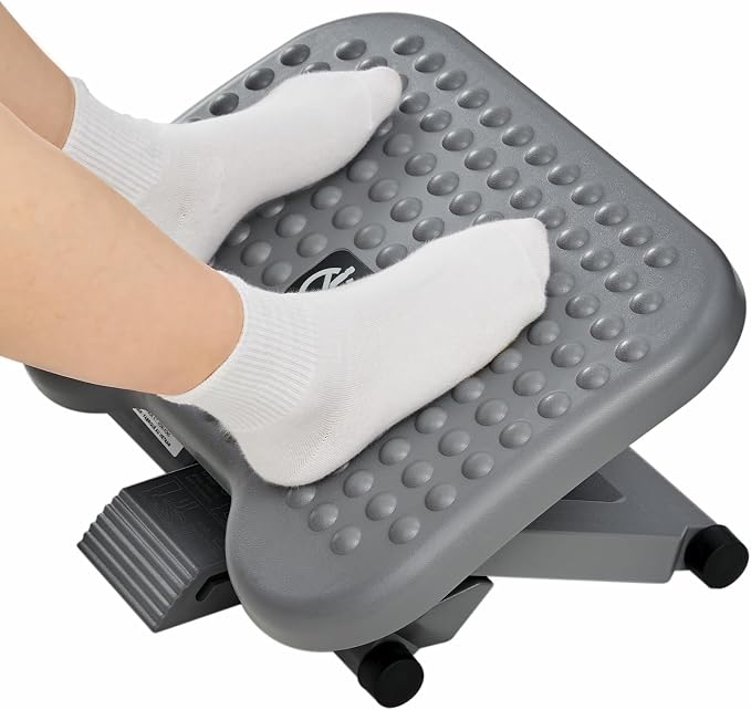 HUANUO Adjustable Desk Footrest, Foot Rest by HUANUO