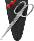 Fine Curved Cuticle Scissors for Nails – German Quality Stainless Steel – by FABINOC
