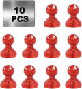 Ant Mag Magnetic Push Pins, 10 Pack Strong Whiteboard Magnets by AntMag