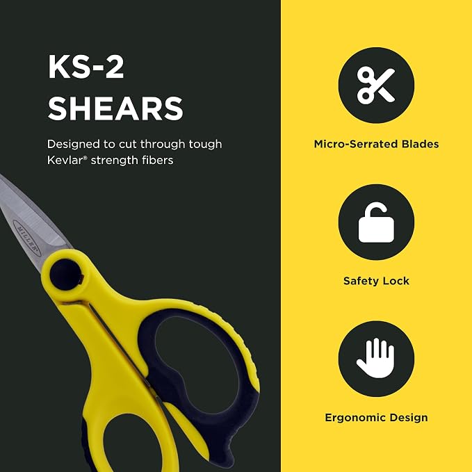 Miller KS-2 Fiber Optic Kevlar Scissors - Image 8