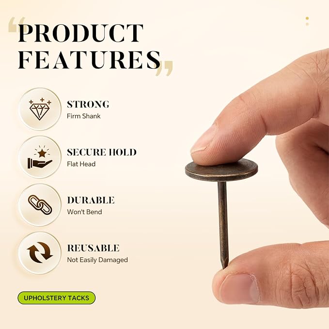 Heavy Duty Thumb Tacks, Extra Long Sharp Pins - Image 4