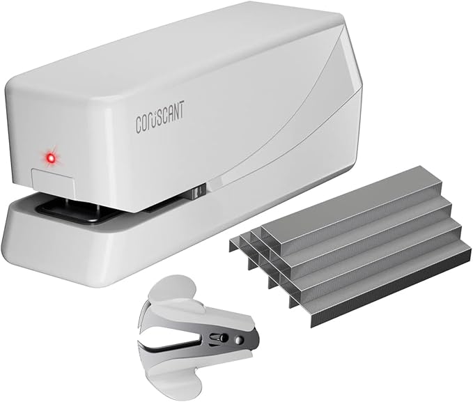 Coruscant Electric Stapler, Automatic Stapler, Heavy Duty，25 Sheet, Store 210 by coruscant