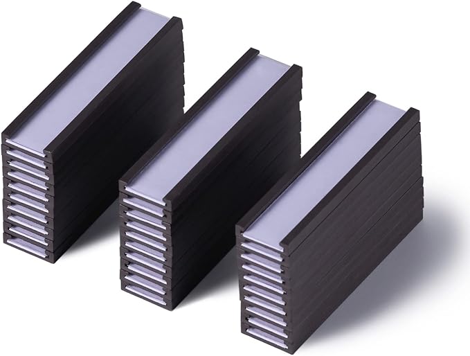 Magnetic Label Holders with Magnets Magnetic Data Card Holders with Clear by EEOYU