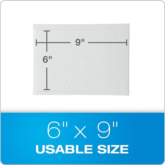 Quality Park Bubble Mailers, 6 x 9 Inch, Padded Envelopes, Shipping Envelopes - Image 6