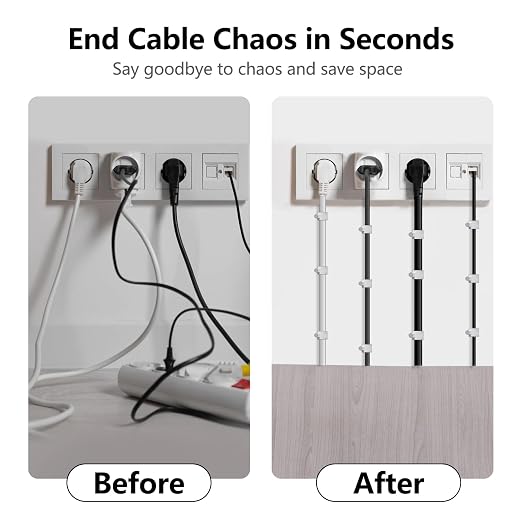 Jadaol 10mm Wide Design Cable Clips - Image 5