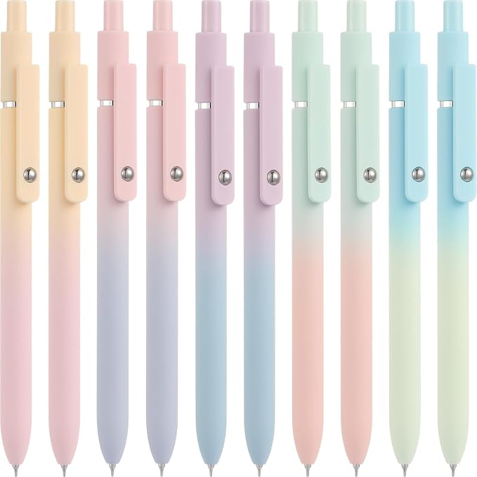 Vanhench 10Pcs Gel Pens, Happy Birthday Gift Basket, Aesthetic Office Supplies by Vanhench