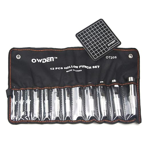 OWDEN 12Piece Leather Hole Punch Set - Image 2
