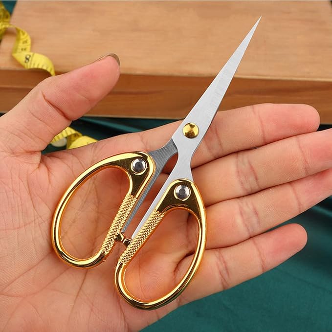 5" All Stainless Steel Office Scissors, Ultra Sharp Blade Shears, Sturdy Sharp by Aesosor