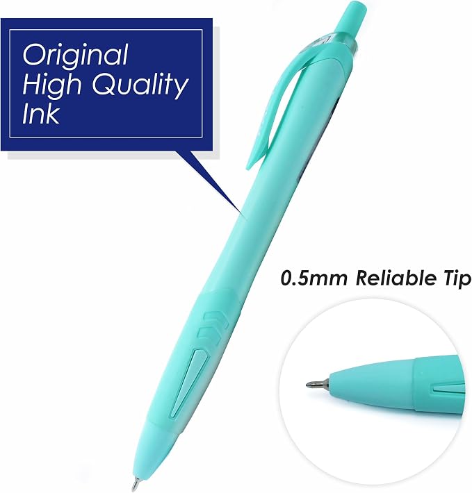 FLEXOFFICE Ballpoint Pens, 0.5mm Fine Point, Smooth Ink Pens, Ball point Pens - Image 2