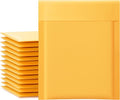 UCGOU Kraft Bubble Mailers 5x8.6 Inch Usable Size 5x7 Inch 100 Pack Yellow by UCGOU