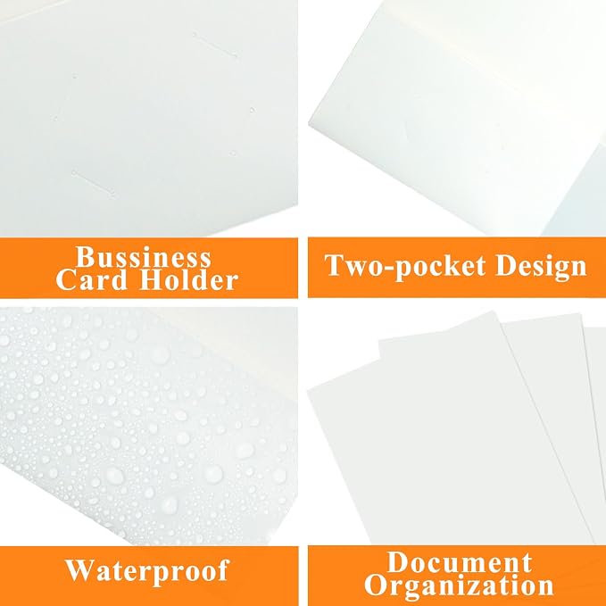 pmybupo 100Pcs White Folders - Image 3