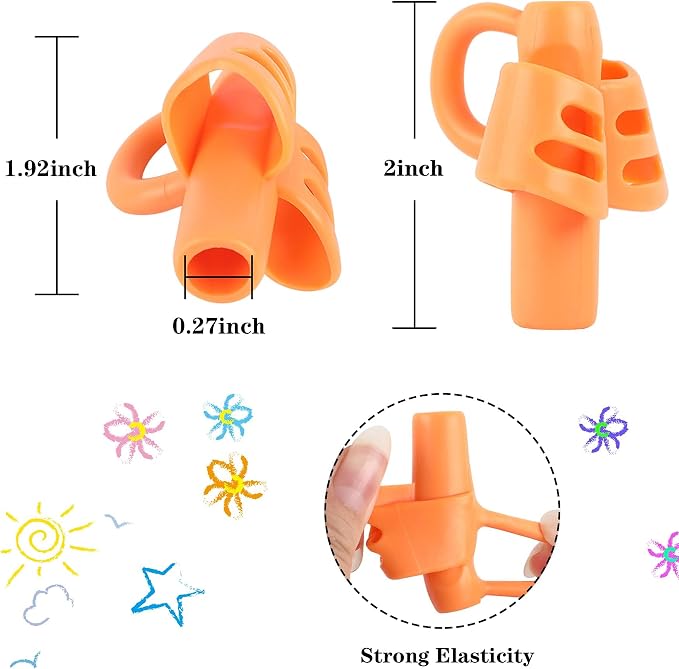 SANNIX 16 PCS Pencil Finger Grips - Image 4
