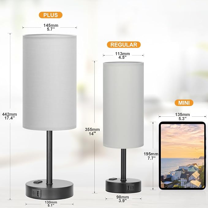 Fenmzee Touch Bedroom Lamp - Image 2