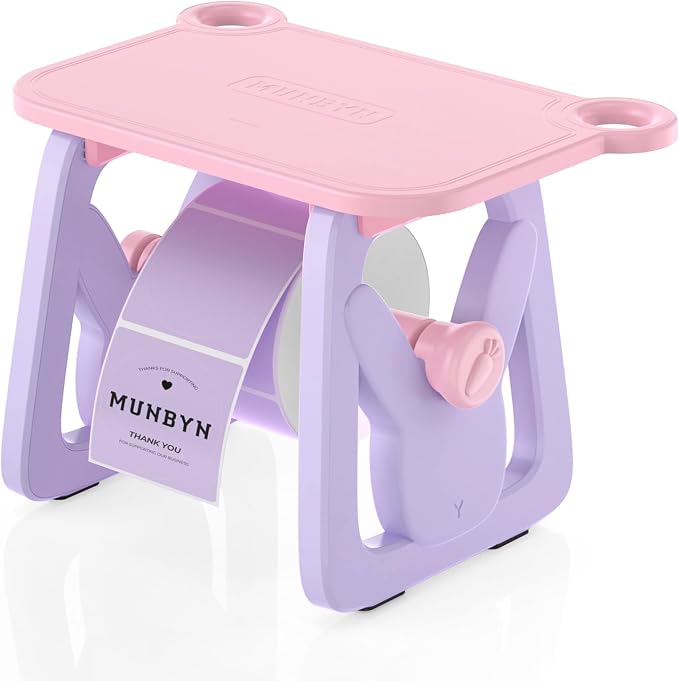MUNBYN Label Holder for Rolls and Fanfold Labels | Thermal Sticker Holder by MUNBYN