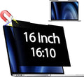 Magnetic Laptop Privacy Screen for 16 Inch 16:10, that Screen Size is 13.57 in by Halloive