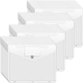 Forvencer Binder Pocket, 48 Pack Super Heavyweight Poly Binder Plastic Pocket by Forvencer