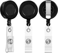 Zonon 3 Pcs Retractable Badge Reel Clips ID Card Holder Reel by Zonon