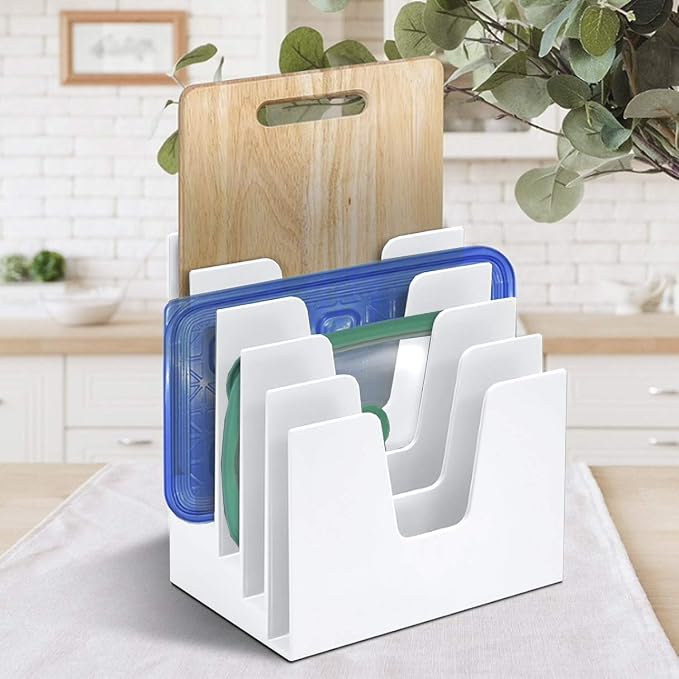 Acrimet 5 Section Incline File Sorter Organizer, Desktop Mail Holder, - Image 8