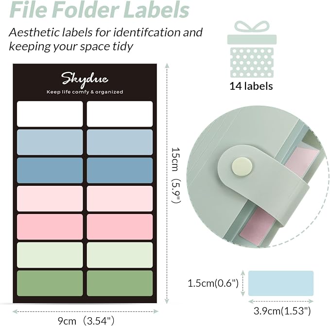 SKYDUE Expanding File Organizer - Image 5