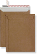 Bonfasvo Rigid Mailers 30 Pack 6.25 x 8.25 inches Brown Self Seal Stay Flat by Bonfasvo
