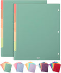 Mr. Pen- Dividers for 3 Ring Binder, 2 Sets, 6 Pack/Set, Binder Dividers by MrPen