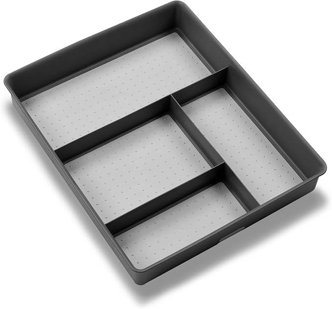 madesmart 4 Compartment Drawer Organizer, Office Tools, & Small Household Items by madesmart%C2%AE
