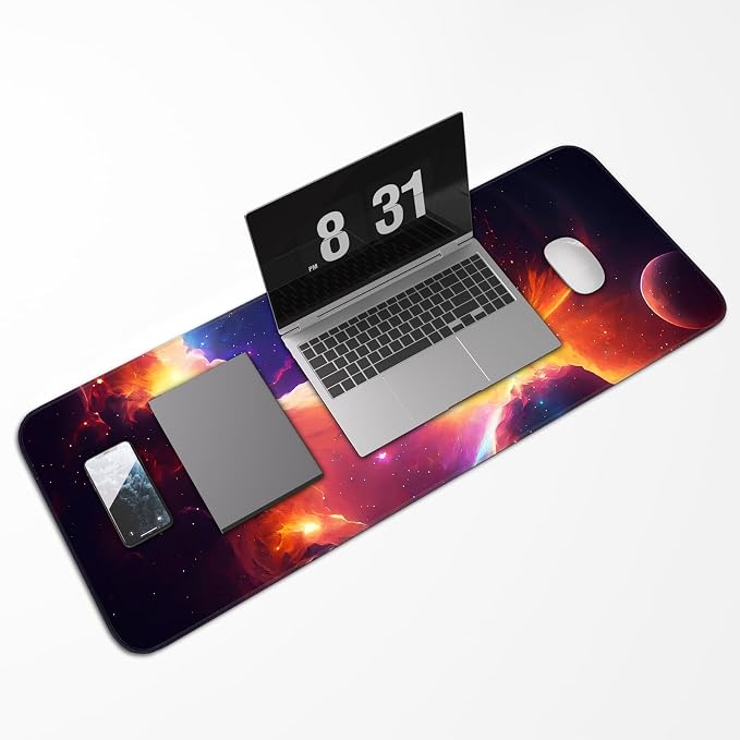 Gaming Mouse Pad, Galaxy Starry Sky Non-Slip Rubber Base - Image 5