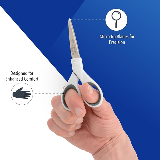 Westcott 5-Inch Micro-Tip Fabric Scissors - Image 3