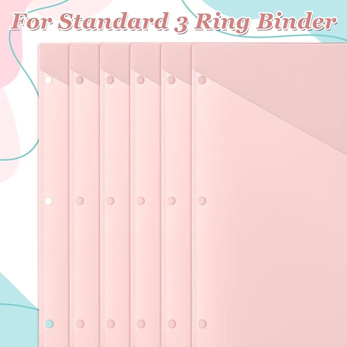 Epakh 6 Pcs Binder Dividers for 3 Rings Binders Index Dividers - Image 5