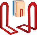 Chunful 2 Pcs Modern Metal Book Ends by Chunful