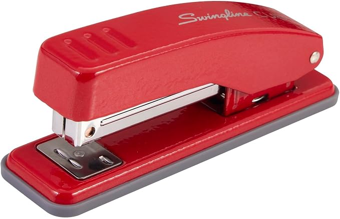 Swingline Stapler, Cub Compact Desktop Stapler, 20 Sheet Capacity, Rio Red by Swingline