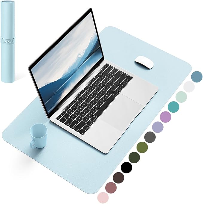 YSAGi Non-Slip Leather Desk Pad, Waterproof Laptop Computer Desk Keyboard Mat by YSAGi