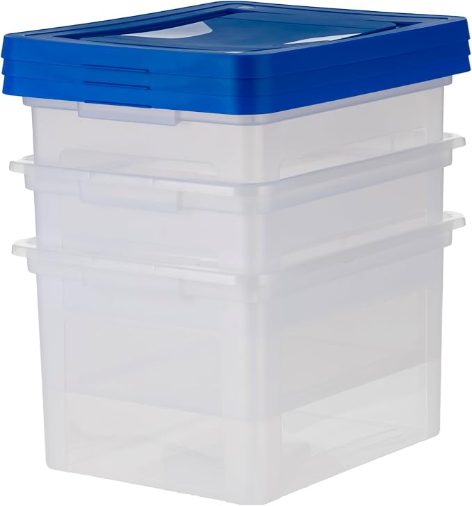 IRIS USA File Storage Box with Lid, Document Protection Box - Image 6