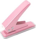 Single Hole Puncher, 1/4" Hole, 20 Sheet Capacity, 1 Pack | Metal Paper Punch by Tamaki
