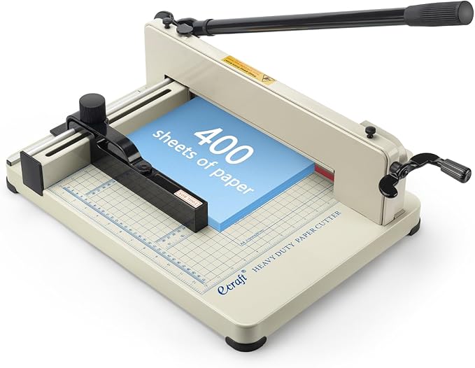 Ecraft Heavy Duty 12" Guillotine Paper Cutter by ecraft