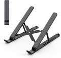 Tonmom Laptop Stand for Desk, Adjustable Laptop Riser ABS+Silicone Foldable by Tonmom
