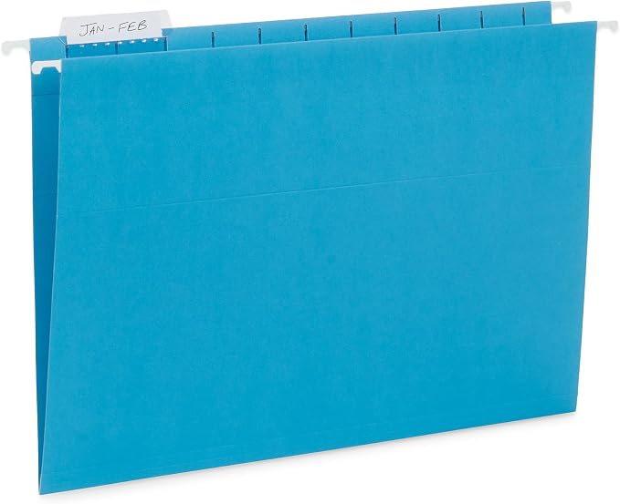 Blue Summit Supplies 25 Hanging File Folders, Letter Size - Image 9